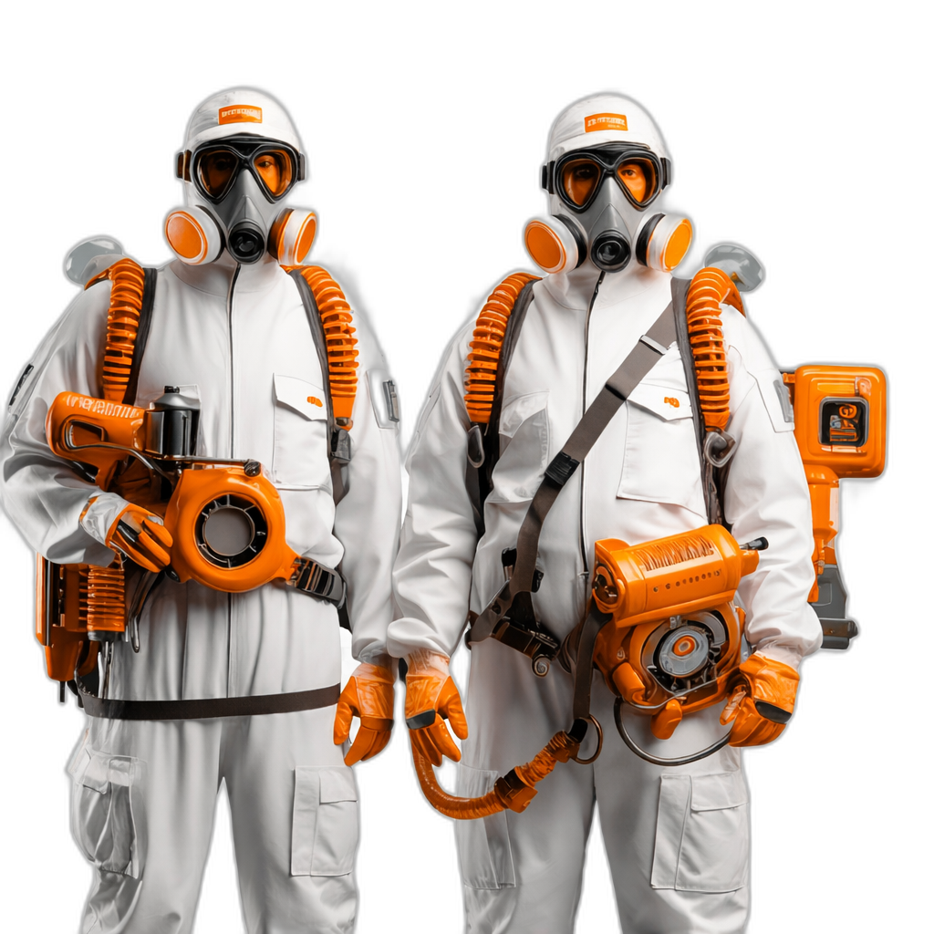 Techniciens Allo Nuisible IDF en équipement de protection